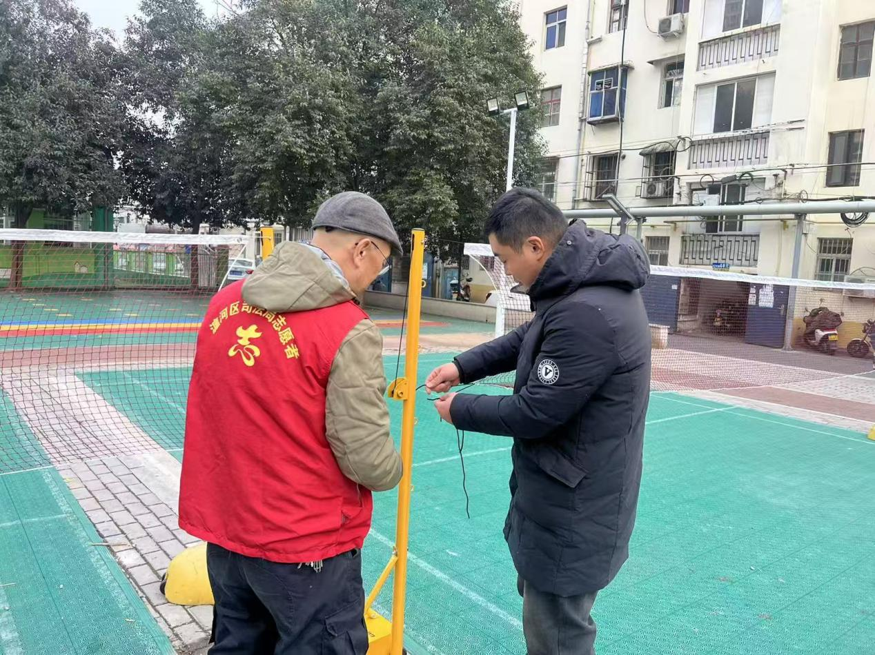 北窑街道利民街社区：完善体育设施 为居民幸福“加码”